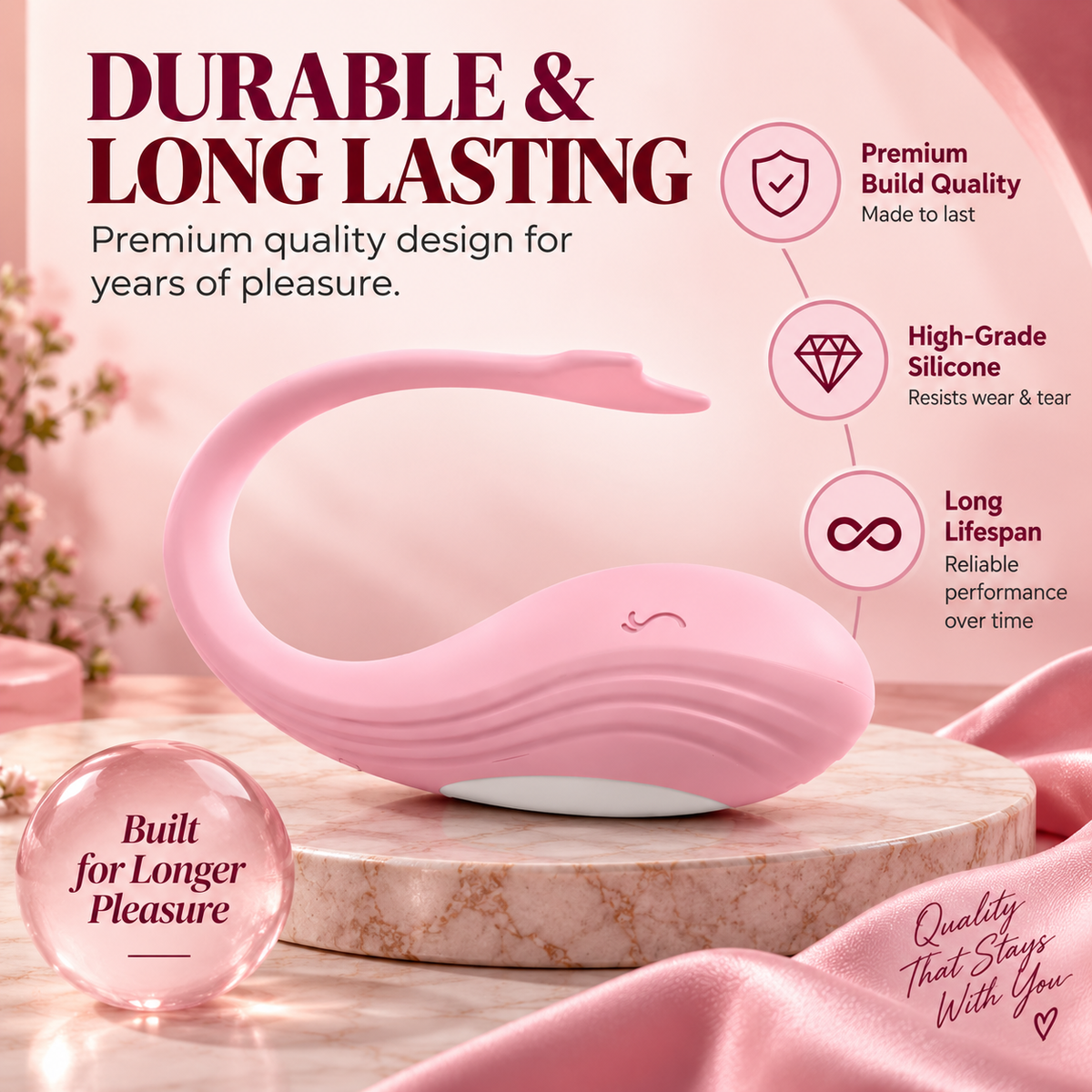 Luv Egg Connect App Control Silicone Vibrator