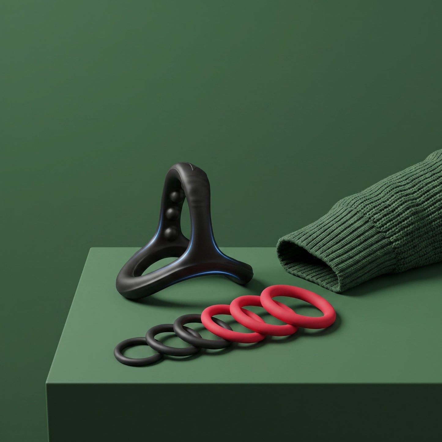 Silicone Ring Set with Support Sleeve | Adjustable Performance Ring Kit