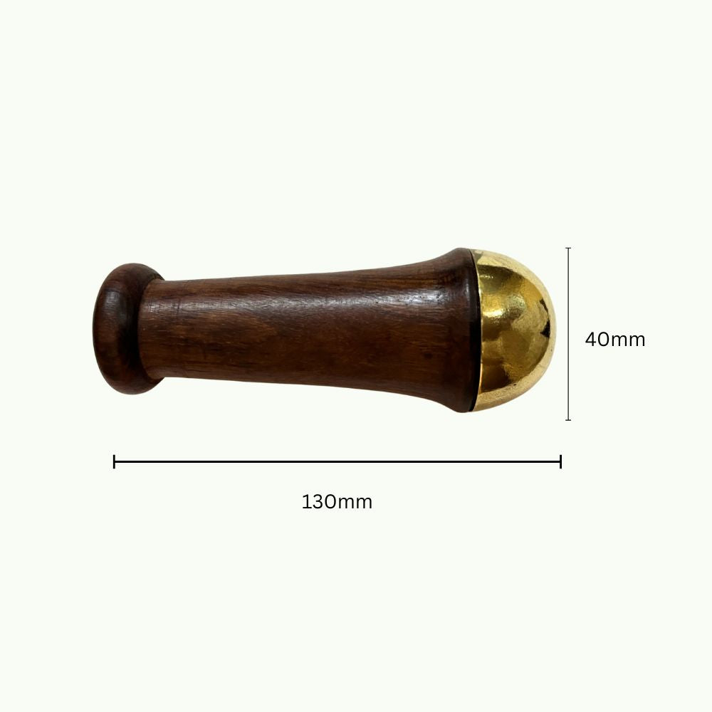 Small Kansa Wand Massager – Ayurvedic Bronze Face & Body Massage Tool