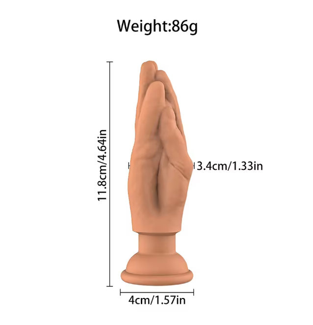 Luv Pro Hand Silicone Fist Vibrator Massager
