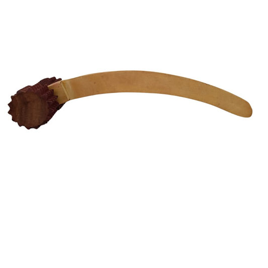 Luvottica Wooden Acupressure Massager with Two Large Spiked Balls