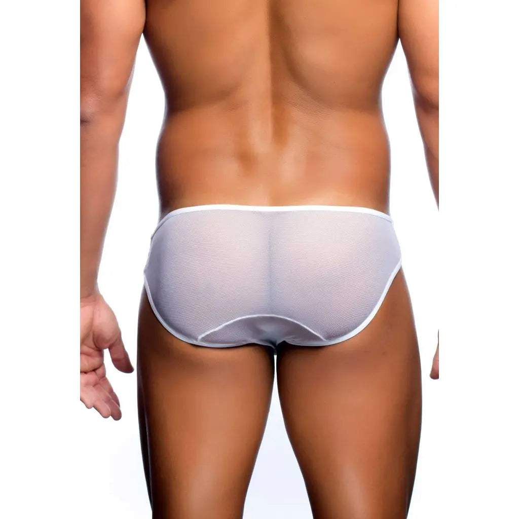 Men's Power Net Free Size Brief Underwear - Black, Red, Light Blue