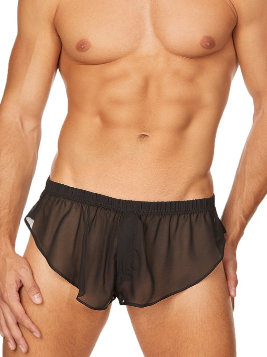 Men's Black Power Net Free Size Boxer Underwear