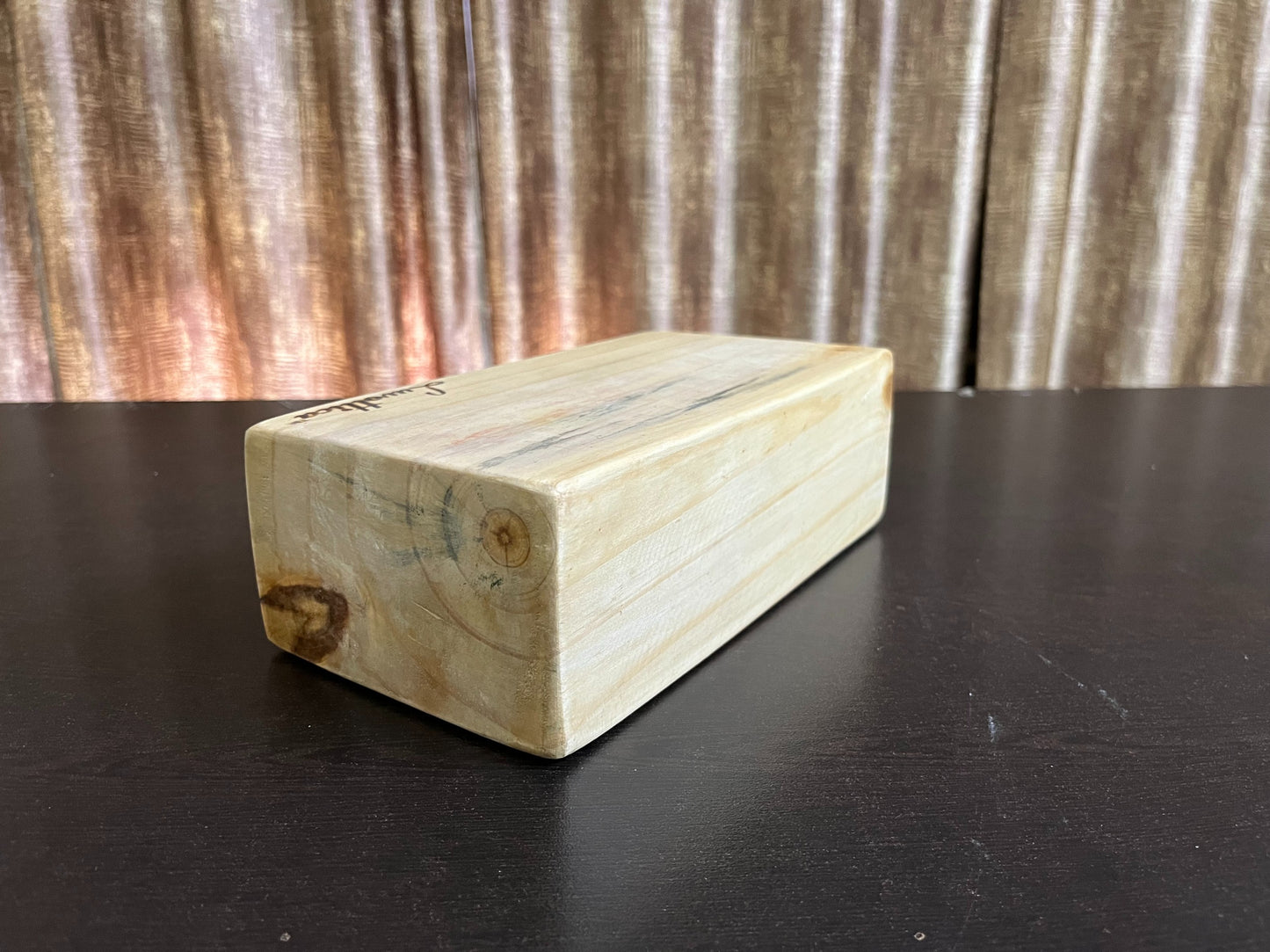 Wooden Yoga Block/Brick/Bars/Straps for Yoga Support (Set of 2)