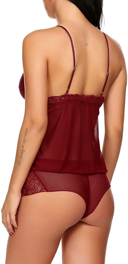 Satin & Lace Romance Lingerie Set
