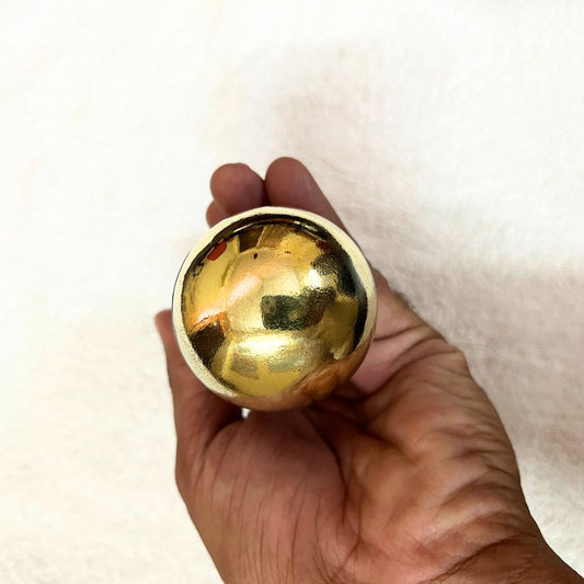 Small Kansa Wand Massager – Ayurvedic Bronze Face & Body Massage Tool