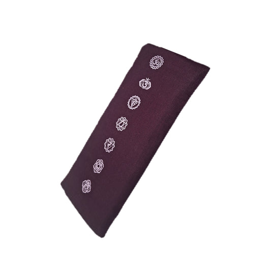 Yoga Eye Pillow with 7 Chakras Design |Cotton Fabric