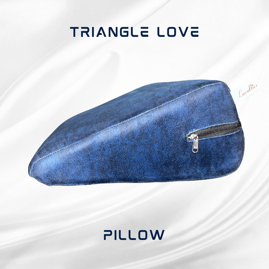 Stylish Blue Triangle Love Making Pillow