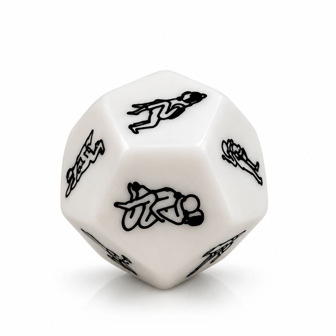 12 Sided Love Dice  MultiPosition Pleasure Game for Couples