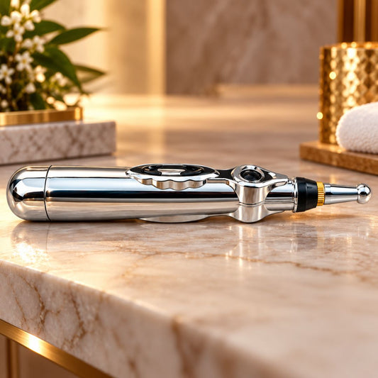 Digital Acupressure Meridian Massage Pen with LED Display