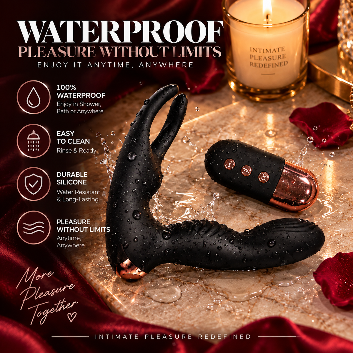 Luv Motion Remote Control Prostate Massager – Telescopic Vibrator