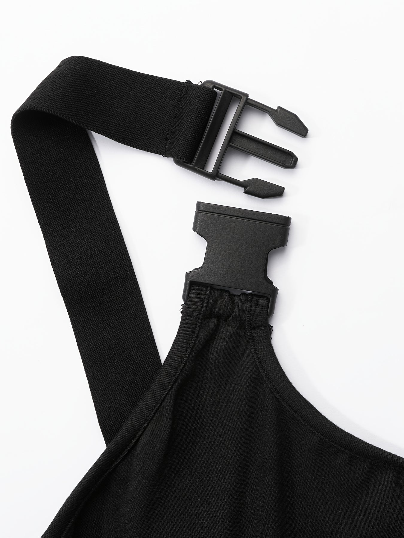 Black Adjustable Cut Out Bodysuit