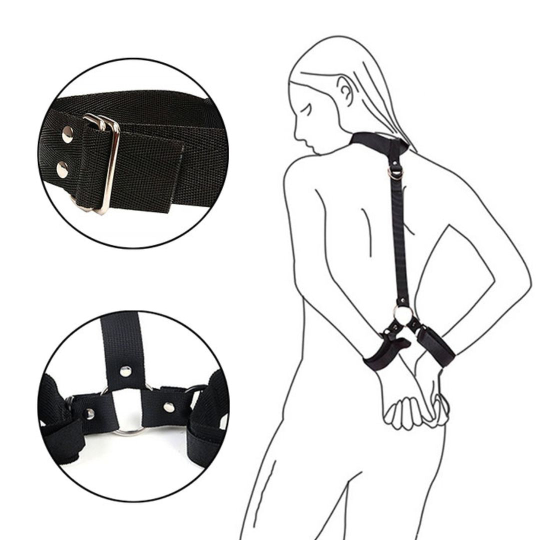 Collar To Wrist Restraints | Secure Control for Couples