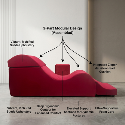 Luvottica Versa Tantra Chair Luxury Modular Chaise