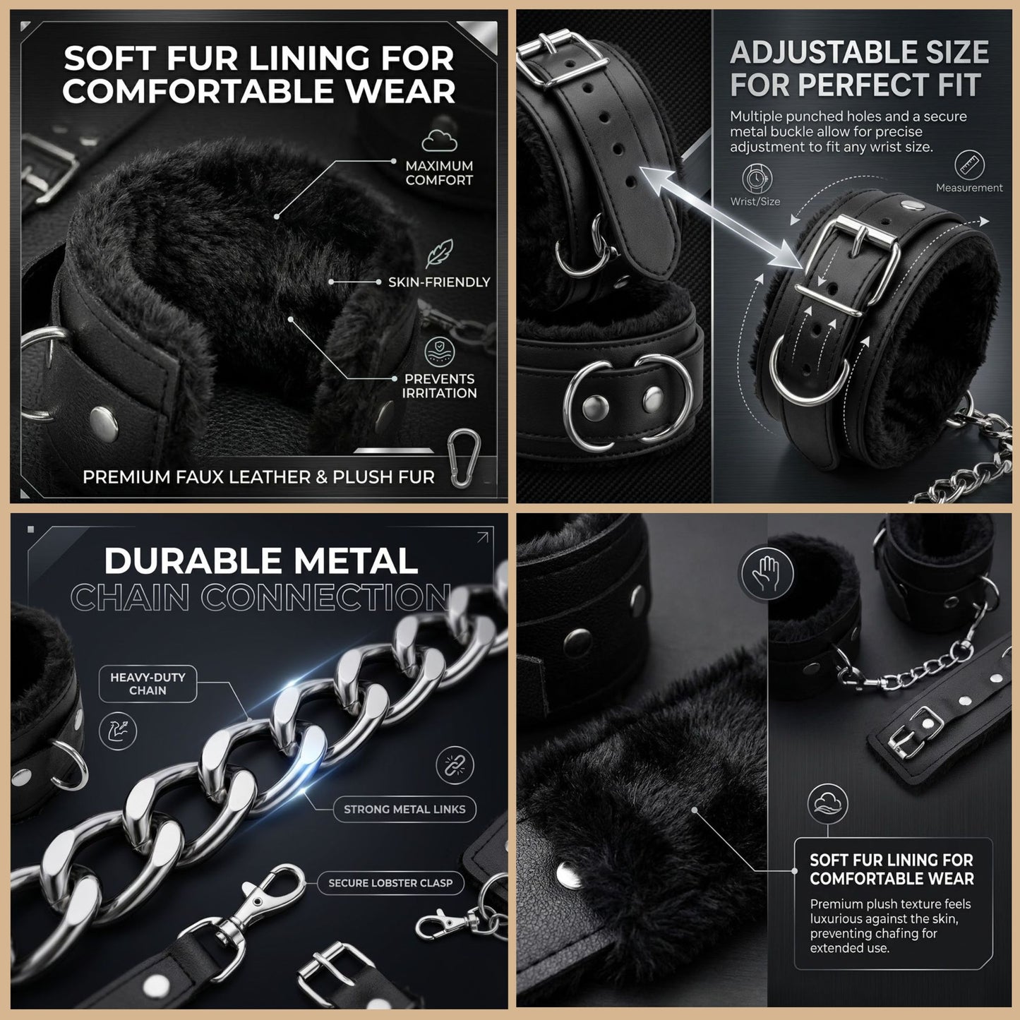 Black Handcuffs – Lock In Desire, Unlock Fantasy