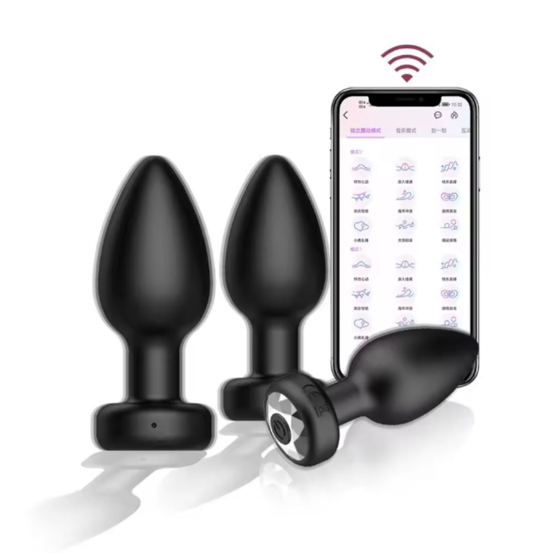 App Controlled Silicone Vibrating Plug – 10 Vibration Modes