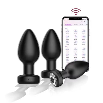 App Controlled Silicone Vibrating Plug – 10 Vibration Modes