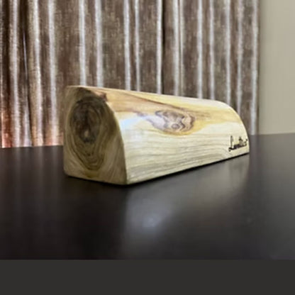 Quarter Round Wooden Yoga Block Set of 2