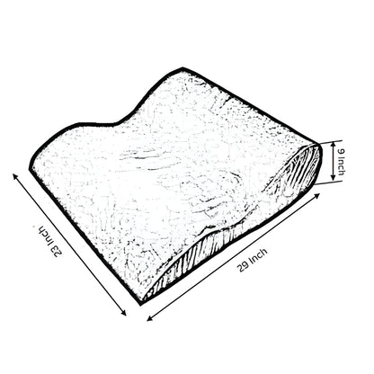 Red Tantra Bedster (Crafted with premium foam) – S-Shaped Wedge Cushion