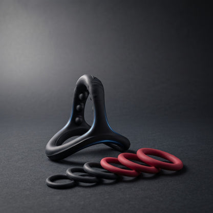 Silicone Ring Set with Support Sleeve | Adjustable Performance Ring Kit