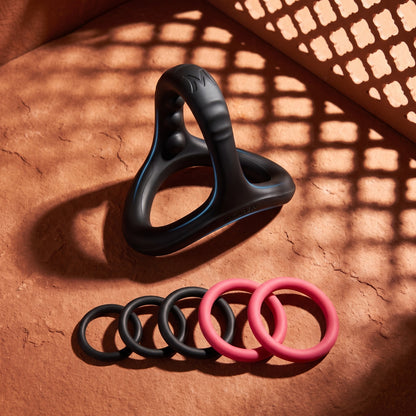 Silicone Ring Set with Support Sleeve | Adjustable Performance Ring Kit