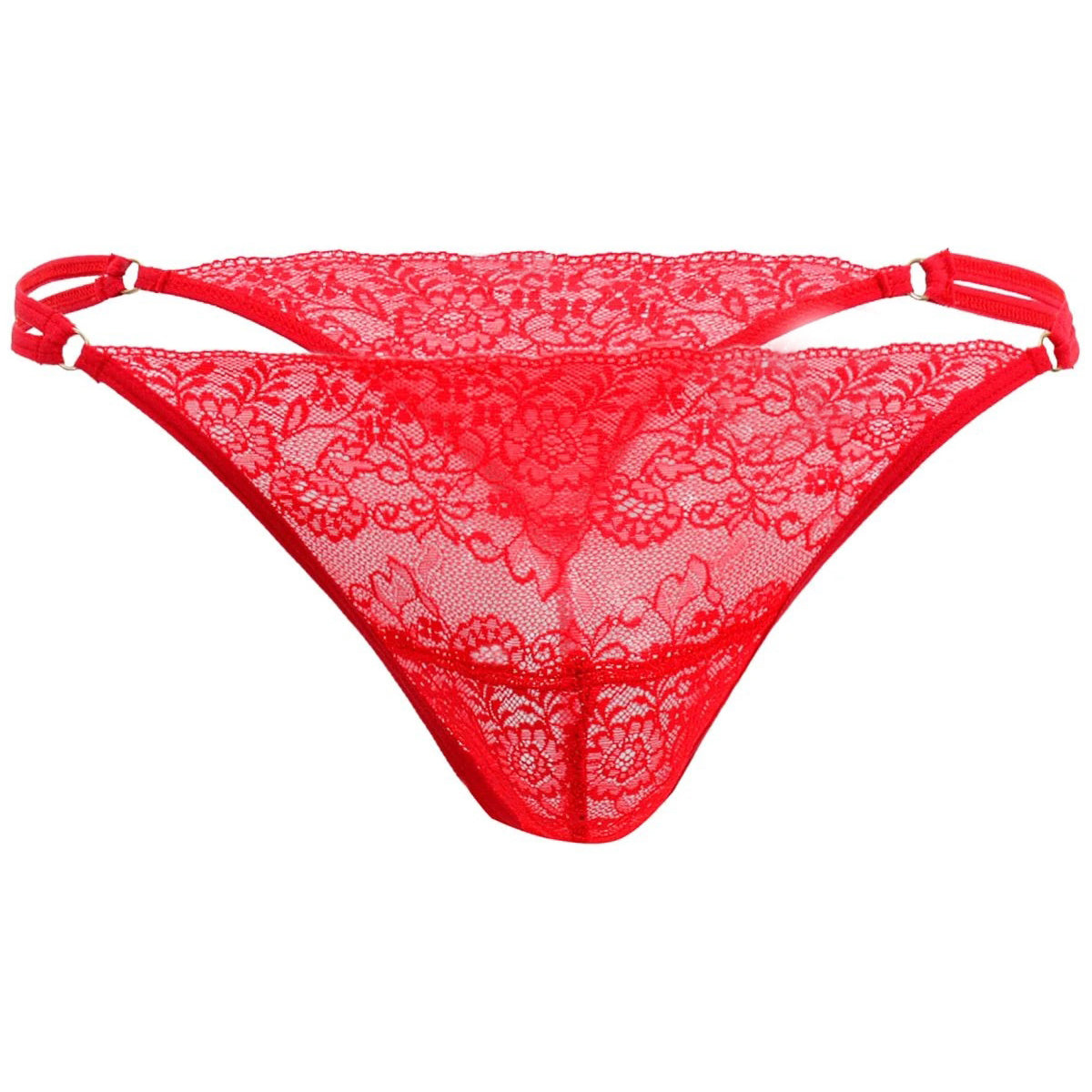 Men's Lycra Lace Thong Underwear