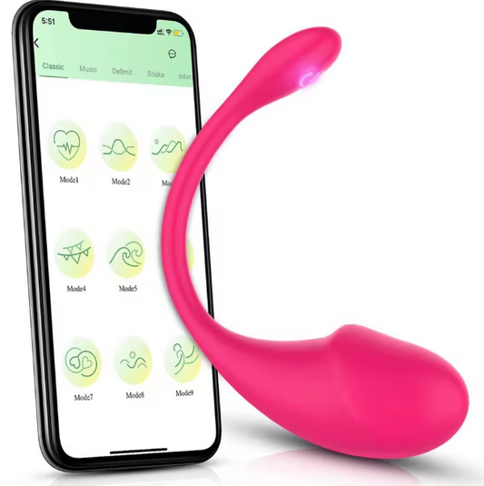 Luv Link Silicon Vibrator – App-Controlled Wearable Massager