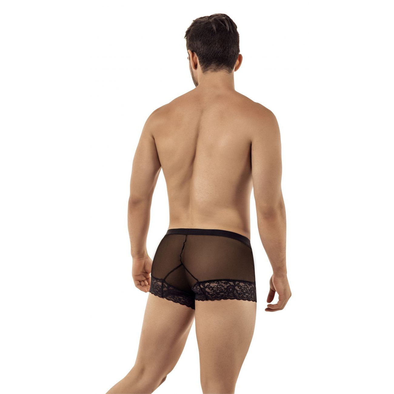 Men's Power Net + Lycra Lace Boxer Underwear (Multicolor)