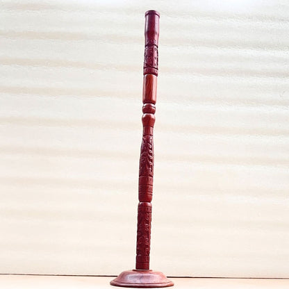 Wooden Trataka Candle Stand for Meditation, decorative finish, well balanced