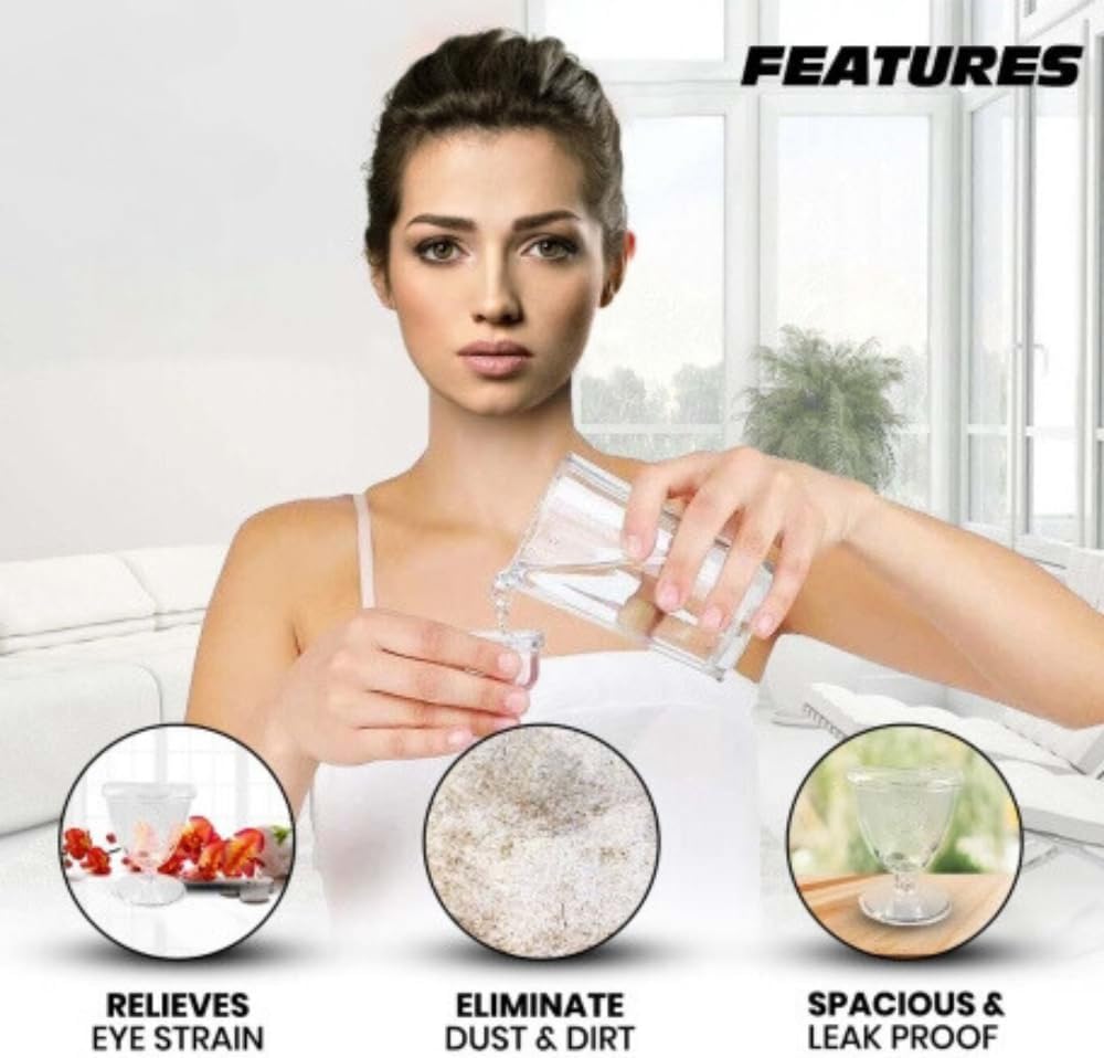 Eye Wash Cup ( Set of 2) - Relief from Headache | Migraine | While Doing Eye Wash