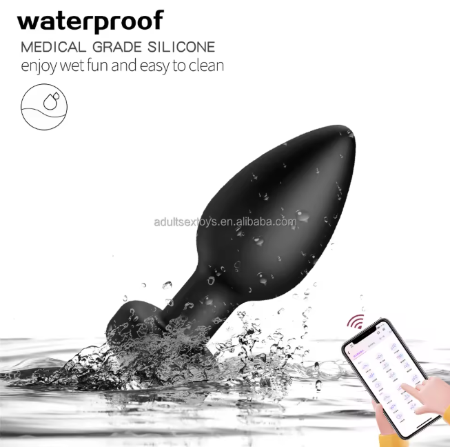App Controlled Silicone Vibrating Plug – 10 Vibration Modes