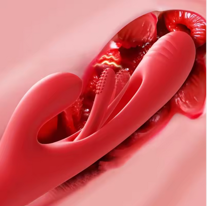 Luv Flap Silicone Vibrator – Dual Motion Massager