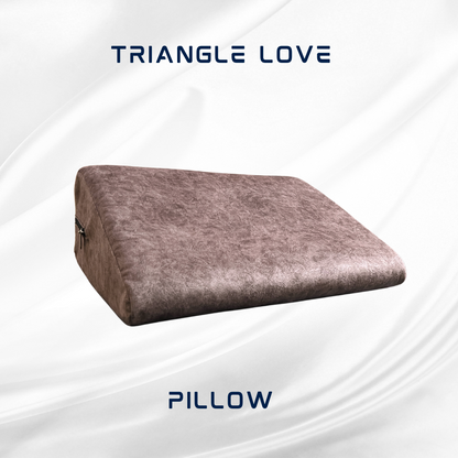 Stylish Brown Triangle Love Making Pillow