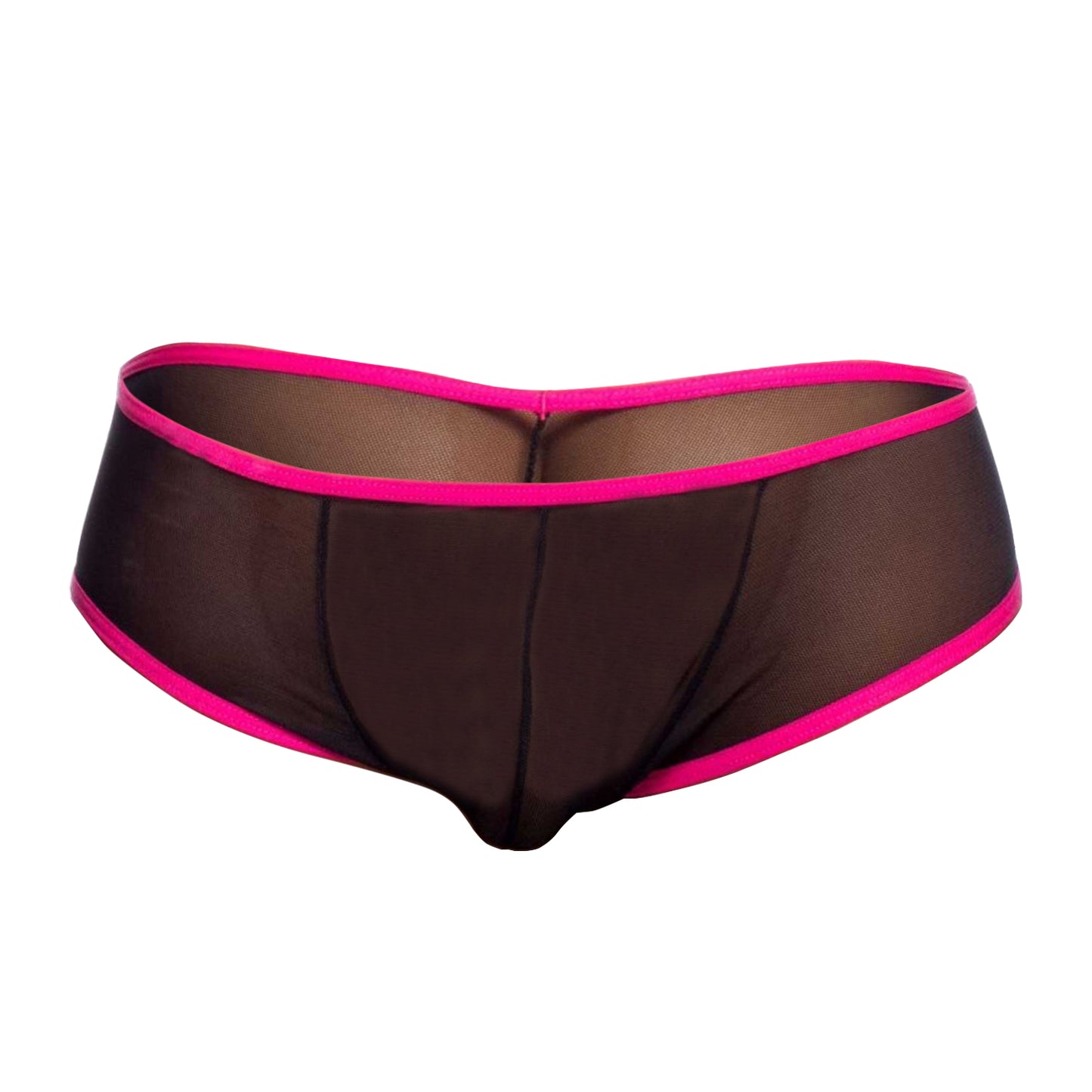 Men's Black and White Power Net Bikini Underwear