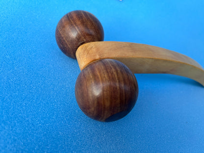 Wooden Massager with Two Balls (Large Size) – Deep Tissue Relief & Relaxation