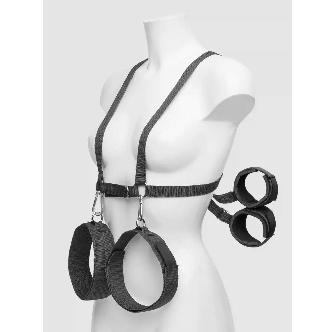 Restraint Kit Along with Thigh Cuffs and Handcuffs
