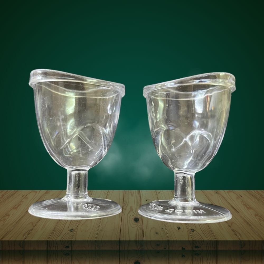 Eye Wash Cup ( Set of 2) - Relief from Headache | Migraine | While Doing Eye Wash