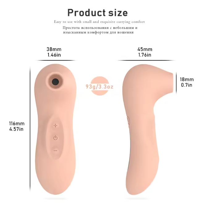 Luv Aero Vibe Silicone Massager with 10 Intensity Modes