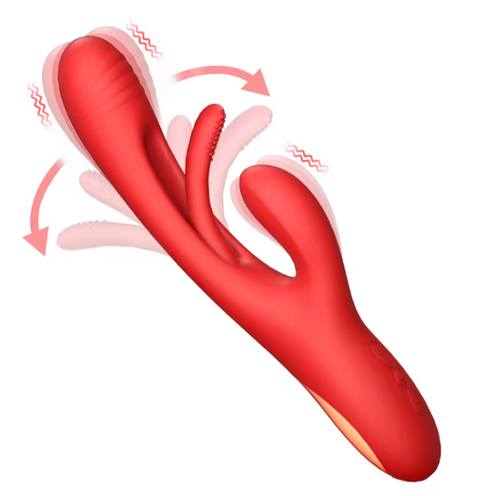 Luv Flap Silicone Vibrator – Dual Motion Massager