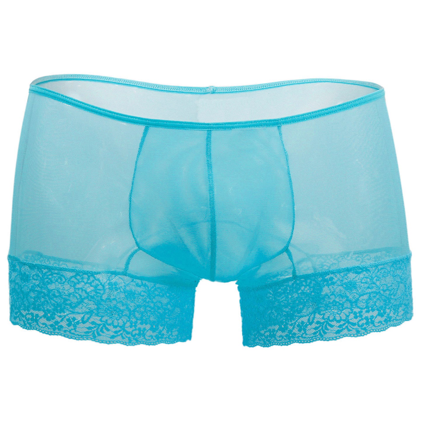 Men's Power Net + Lycra Lace Boxer Underwear (Multicolor)