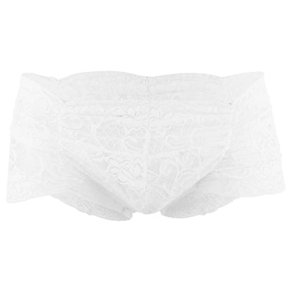 Men's Lace Fabric Free Size Boxer Underwear (Multicolor)