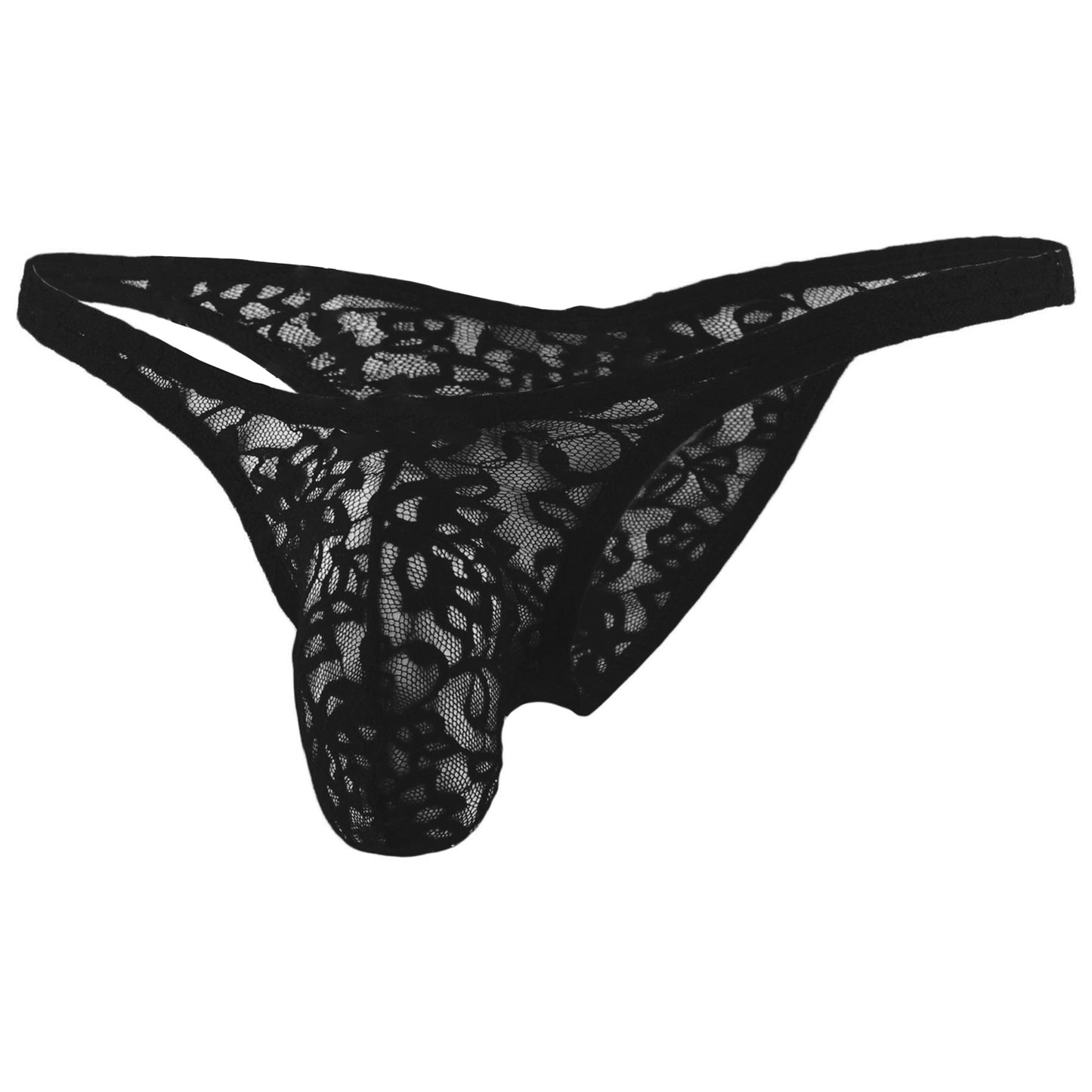 Lace Fabric Free Size Bikini Underwear – Elegant Lace in Black, Red & White"