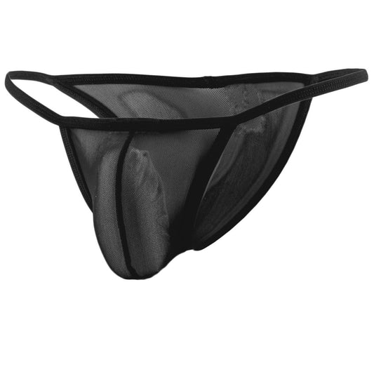 Men's Power Net Free Size Bikini Underwear - Black, Red, Royal Blue, White
