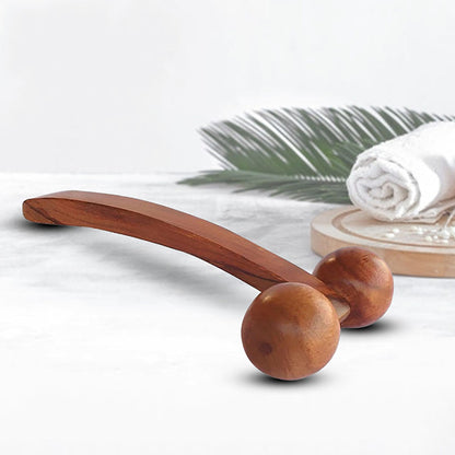 Wooden Massager Roller (Set of Small (qty1) and Medium (qty 1)