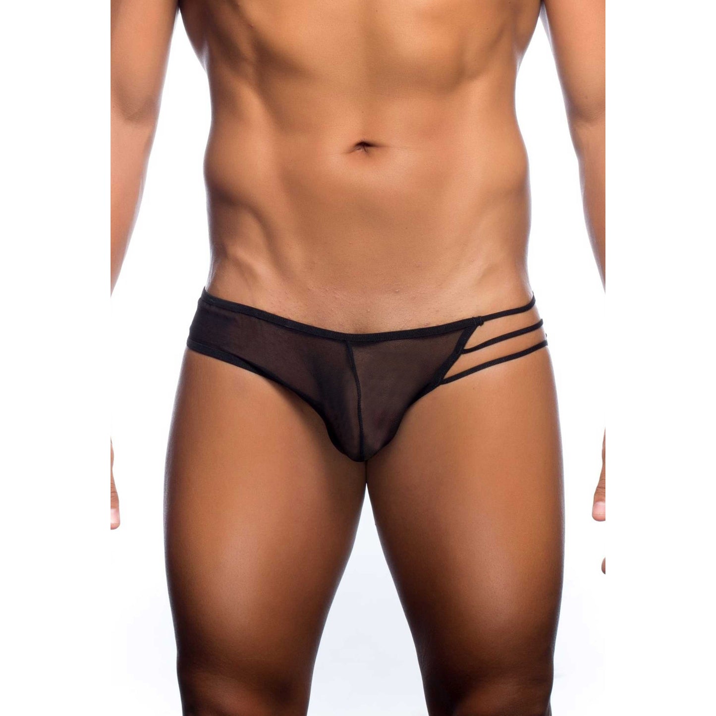 Men's Power Net Free Size Brief Underwear - Black, Red, Light Blue