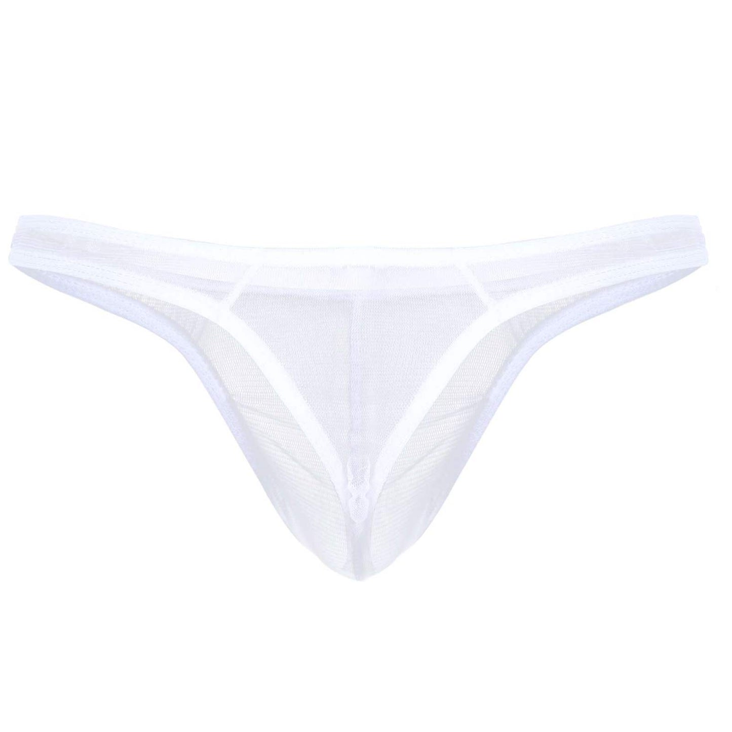 Power Net Free Size Thong Underwear – Bold Elegance in Black, Red & White"