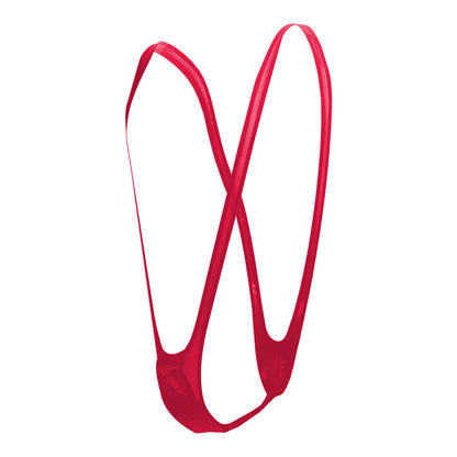 Red Microfiber  Free Size Monokini underwear