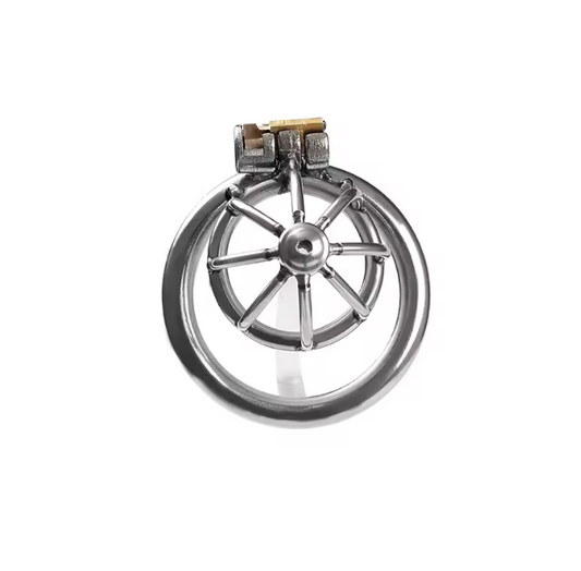 Small Open Bar Stainless Steel Chastity Cage for Men