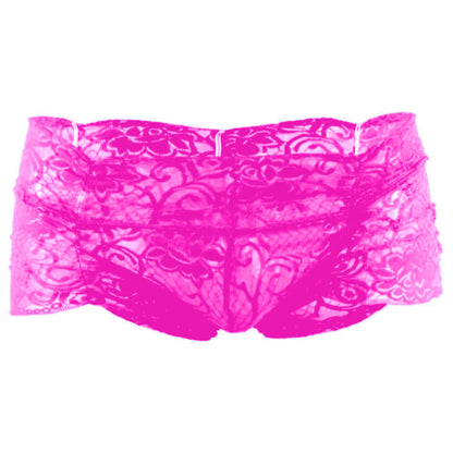 Men's Lace Fabric Free Size Boxer Underwear (Multicolor)