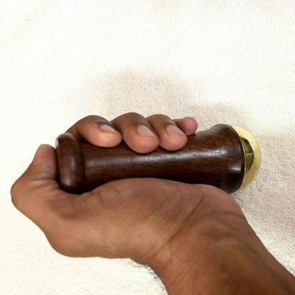Small Kansa Wand Massager – Ayurvedic Bronze Face & Body Massage Tool